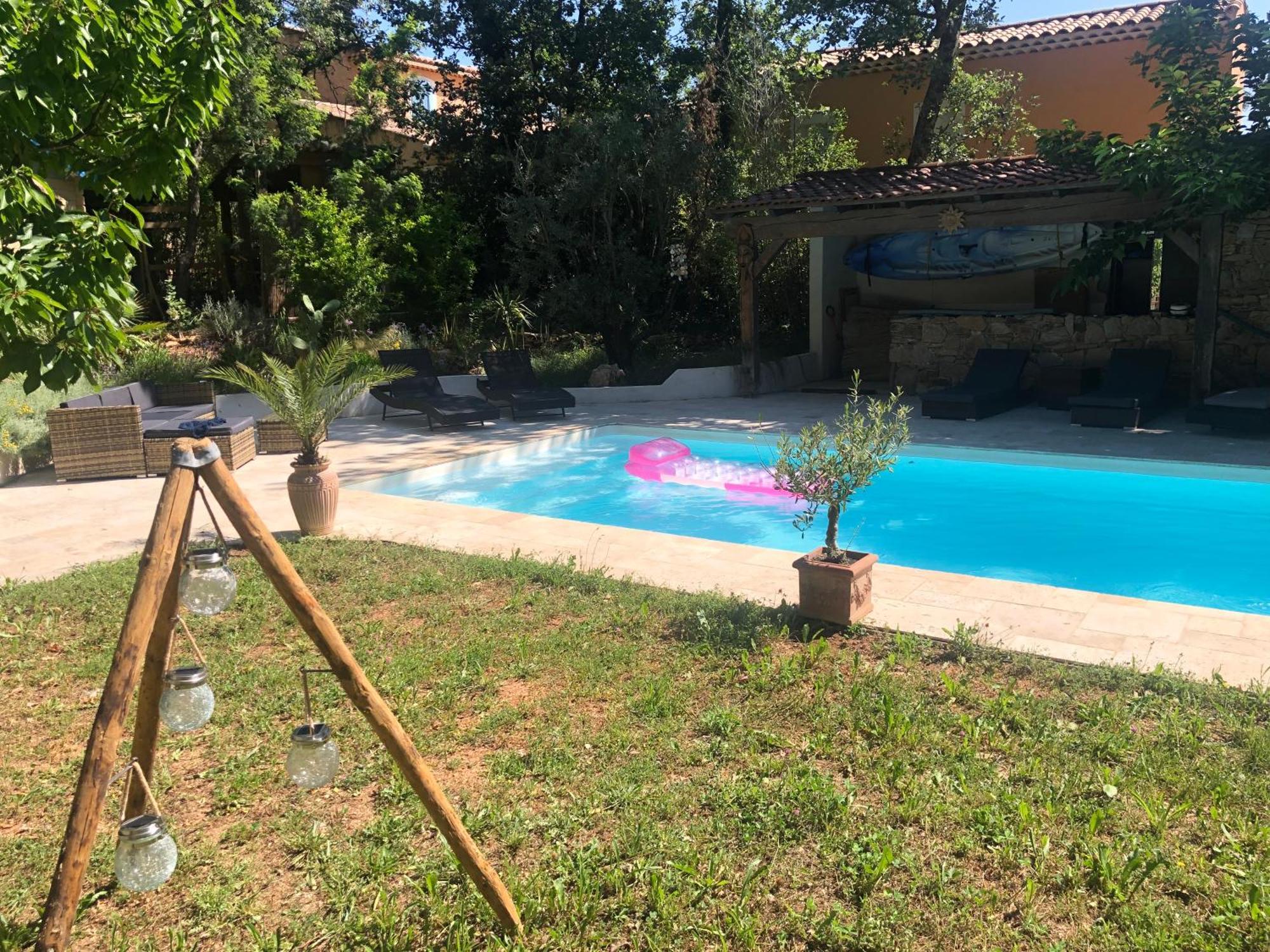 Appartamento Dépendance individuelle Nans-les-Pins Esterno foto